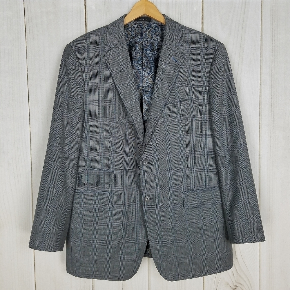 Rocky's Men's Gray Blazer Suit Jacket Size Large